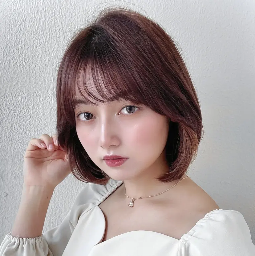 顔まわり/似合わせひ し形シルエット/難波の掲載