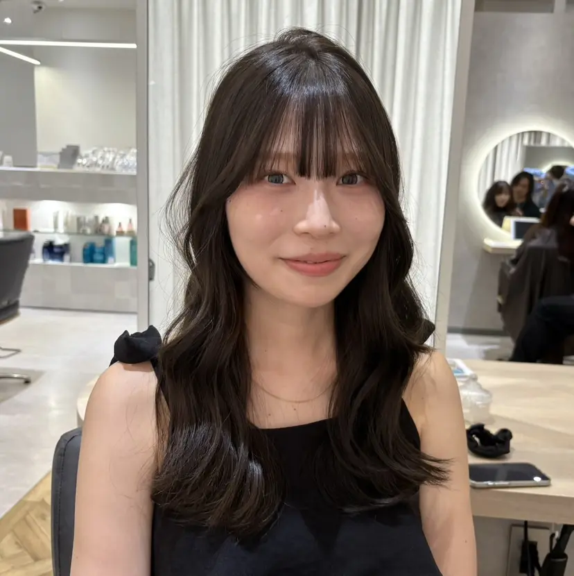 ベージュ/ヘアセット 透明感/♡来村 瑚春の掲載