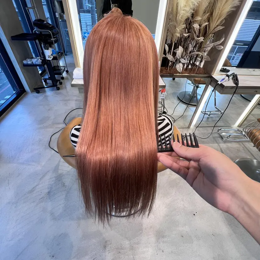 ブリーチしたのに 色持ち1.5ヶ月の掲載