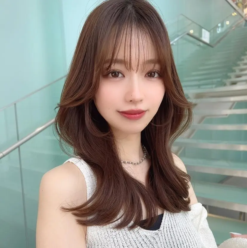 レイヤー/顔まわり 縮毛矯正/月城宏清の掲載