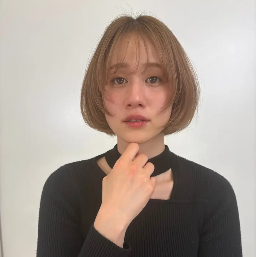 保野加/トレンドボブ 透明感爆発カラーの掲載