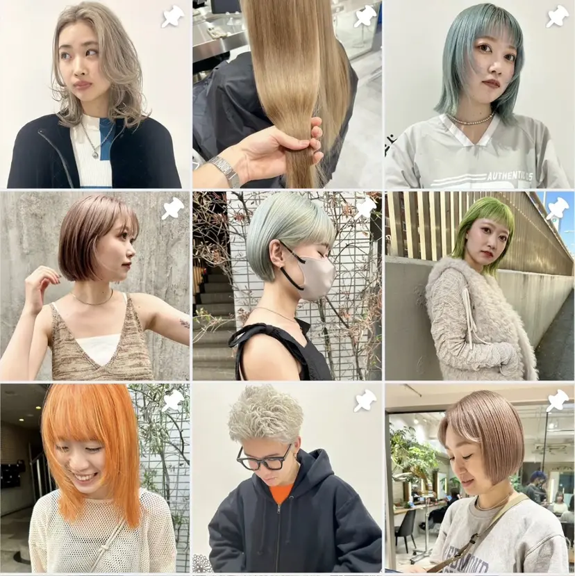 ハイトーン/ブリーチ 似合せカット/パーマの掲載