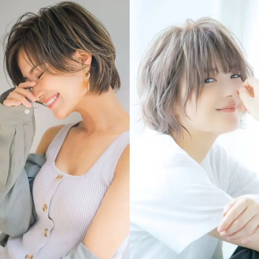 透明感カラー縮毛矯正 /ショート/えいすけの掲載