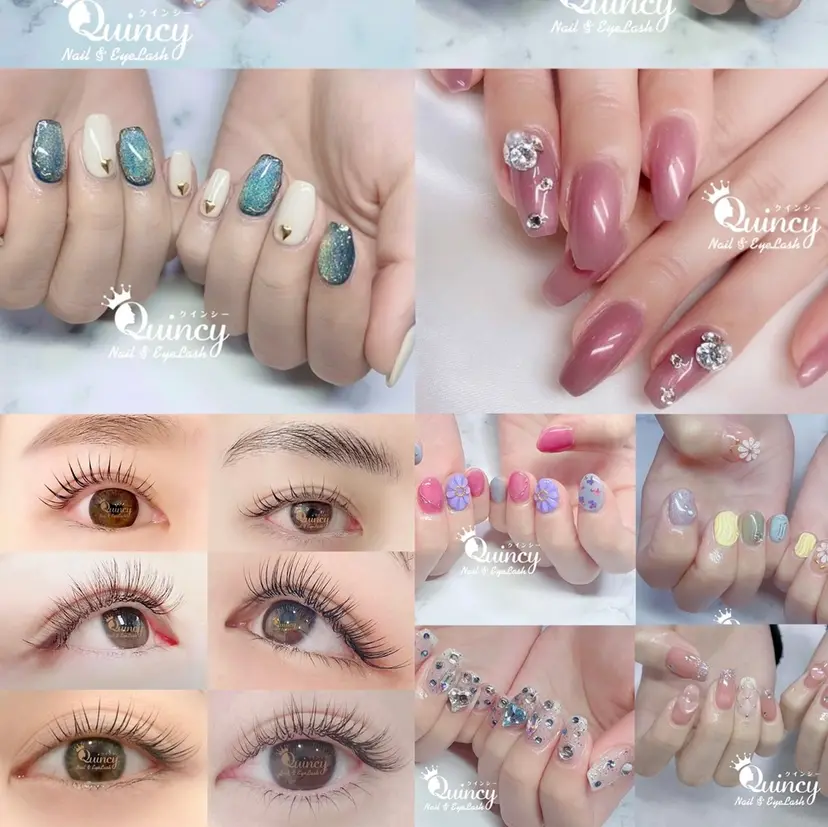 クインシー ネイル〆マツエクの掲載