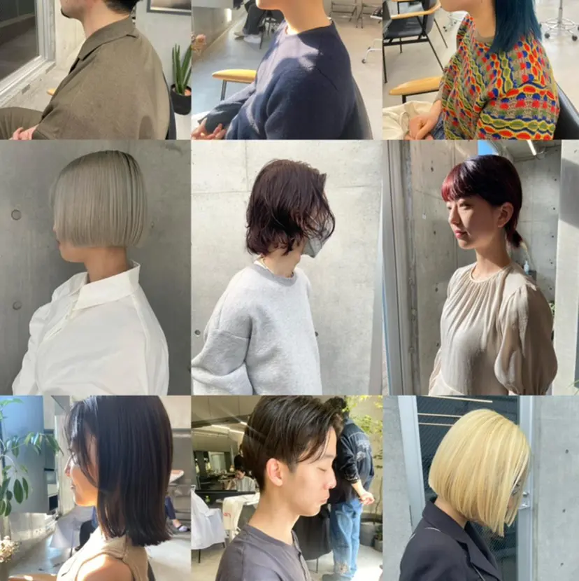 似合わせカットカラー 👩MINAの掲載