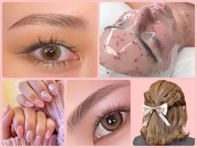 同時施術◎💅🏻 ネイル/眉毛/まつ毛の掲載