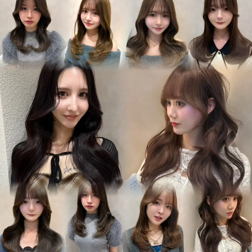 韓国ヘア/レイヤー/ 前髪/髪質改善/石川の掲載