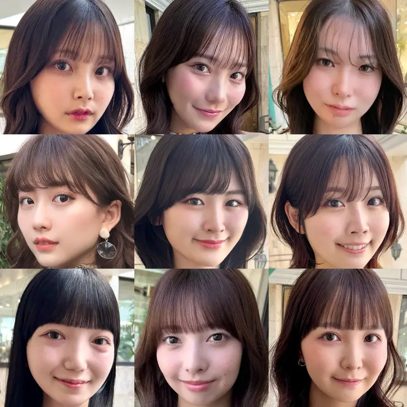 アオガミ （前髪顔周りカット）の掲載