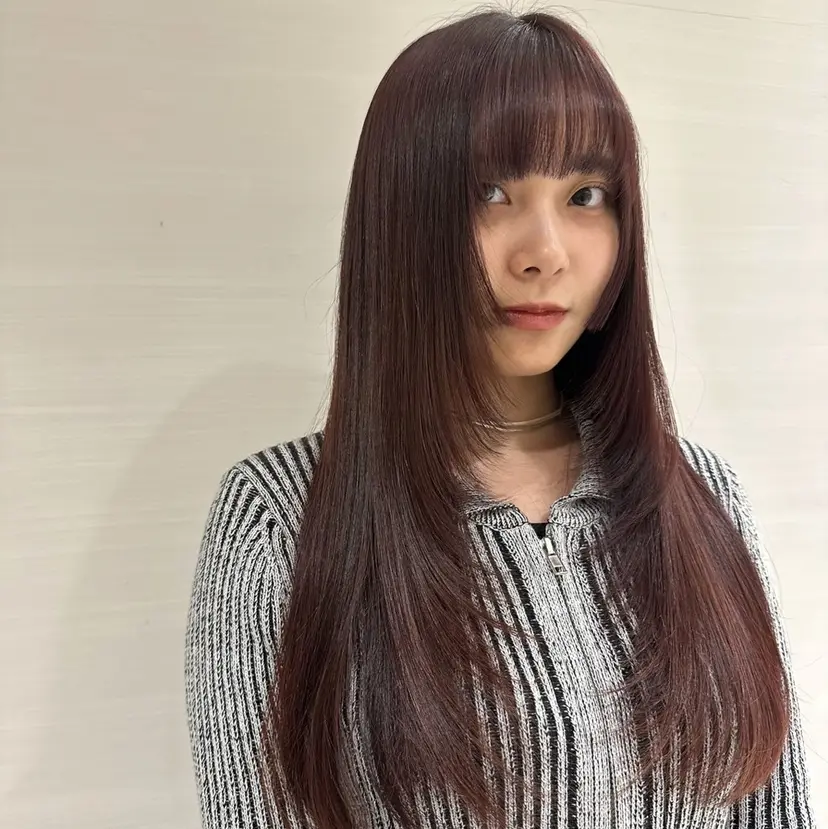 海希/韓国風ヘア /ブリーチ透明カラーの掲載