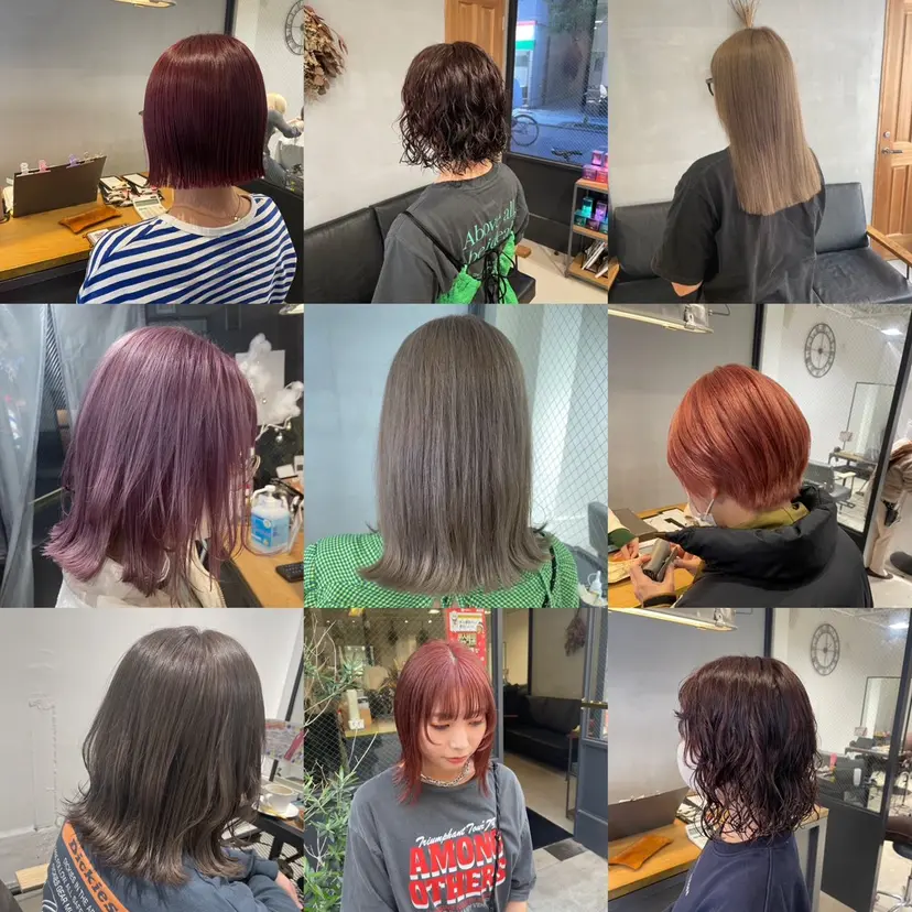 暖色カラー🍊 ボブ🌿顔周りcutの掲載