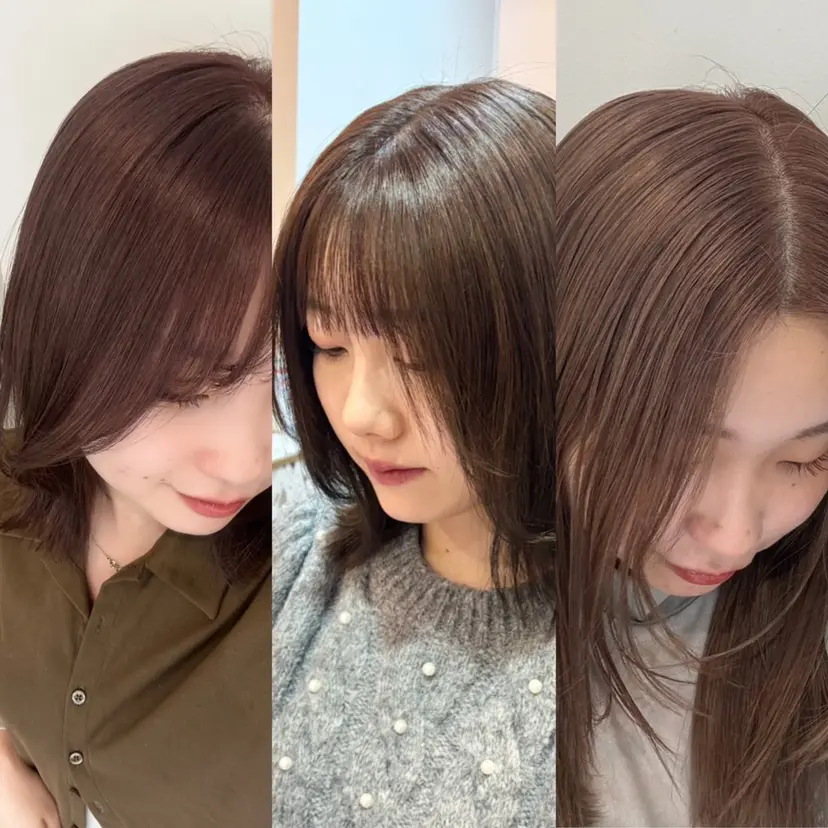 透明感カラー🤎/ ツヤカラー/さくらの掲載