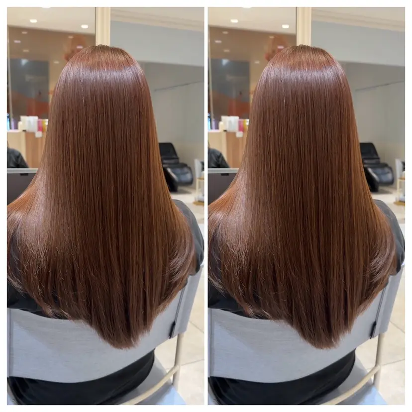 顔周りレイヤーカット 透明感カラー達冨の掲載