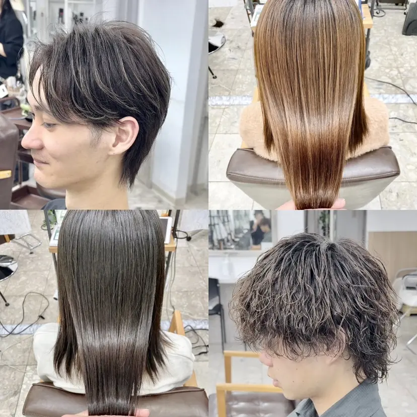 縮毛矯正＆ハイライト 特化　須永🐶の掲載