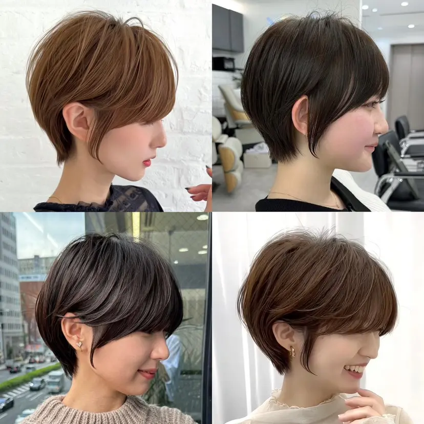 ショートヘア くすみカラー、大場猛の掲載