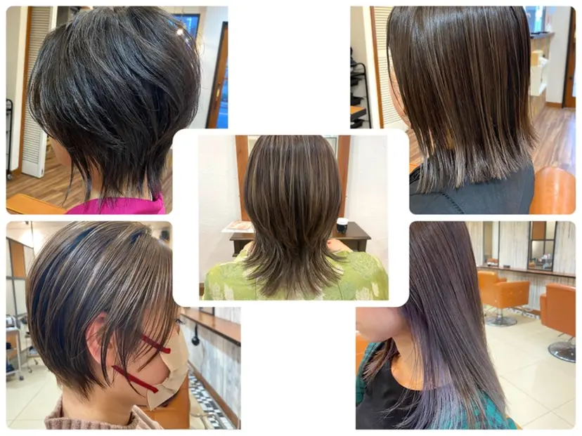 くびれショート・ボブ デザインカラー特化の掲載