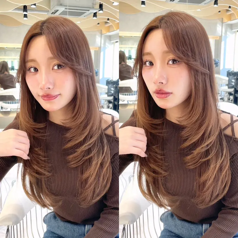 韓国/ハッシュカット /レイヤー🧸‎千純の掲載