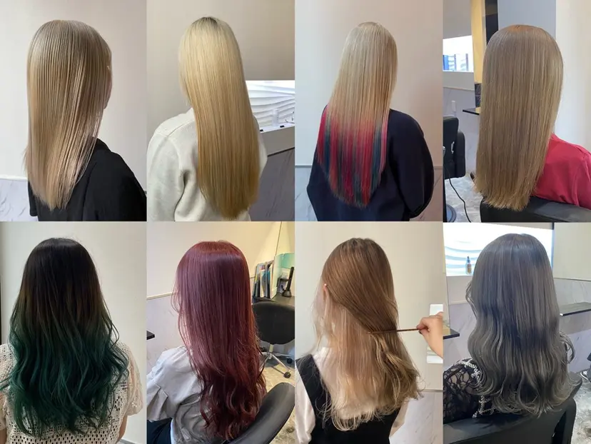 ブリーチカラーと、髪 質改善。HARUKAの掲載