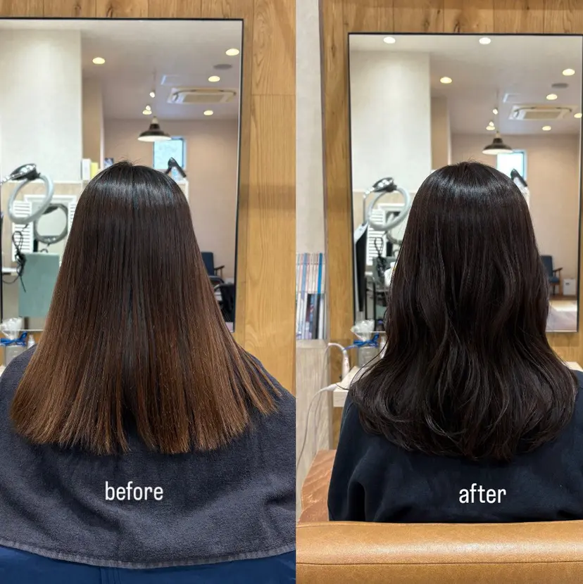 moe｜透明感カラー ×似合わせカットの掲載