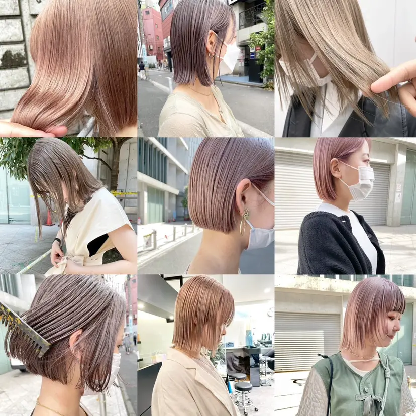 ブリーチなし ダブルカラー/ゆなの掲載