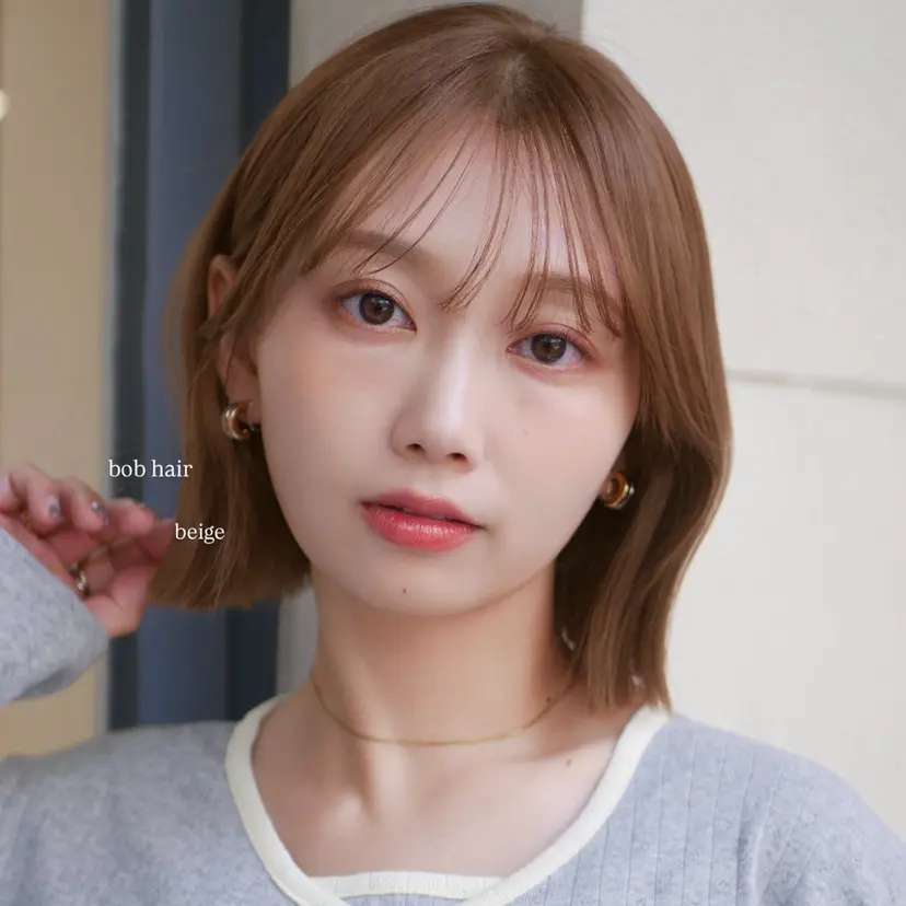 ばんちなつ / ボブ/透明感カラーの掲載