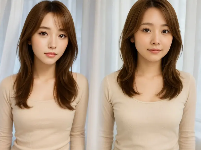 アンニュイヘア/ 顔周りカット/眞弓萌の掲載