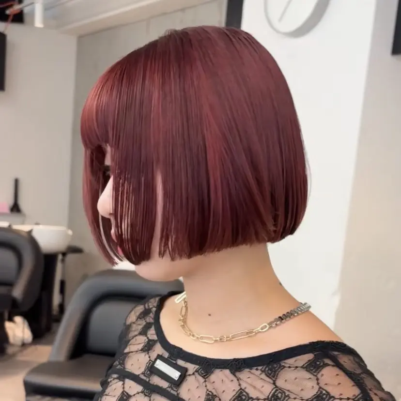 ブリーチなしカラー 暖色カラーの掲載