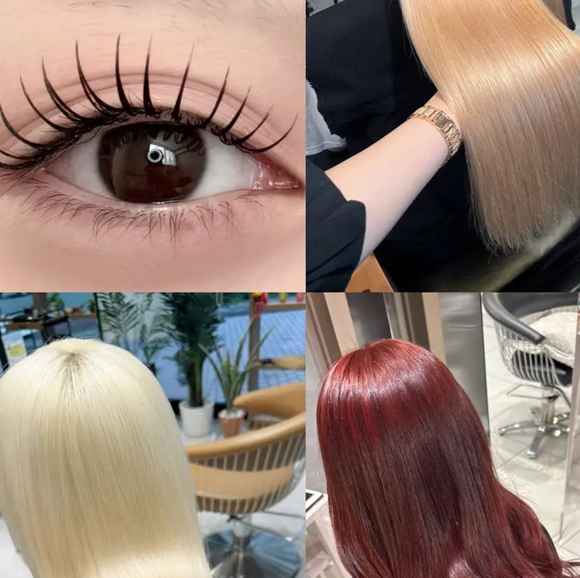 はなび/マツエク /暖色/ブリーチの掲載