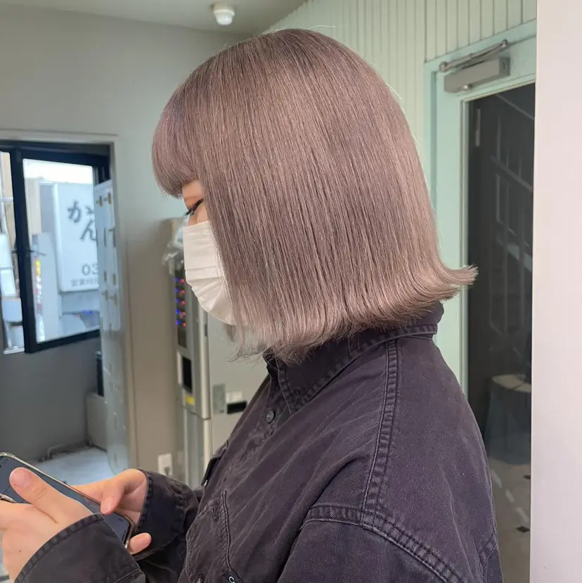 🩵透明感カラー× 縮毛ボブ🩵ヒナノの掲載