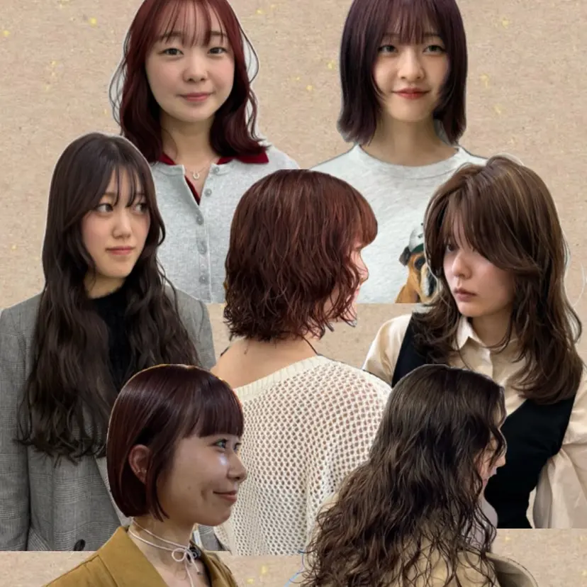 azumi/ボブ/暖 色/オリーブ/縮毛の掲載