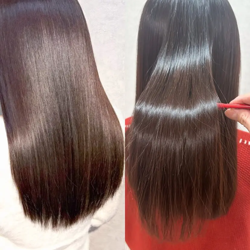 乾かすだけで艶髪に✨ 美髪矯正⭐️難波駅の掲載