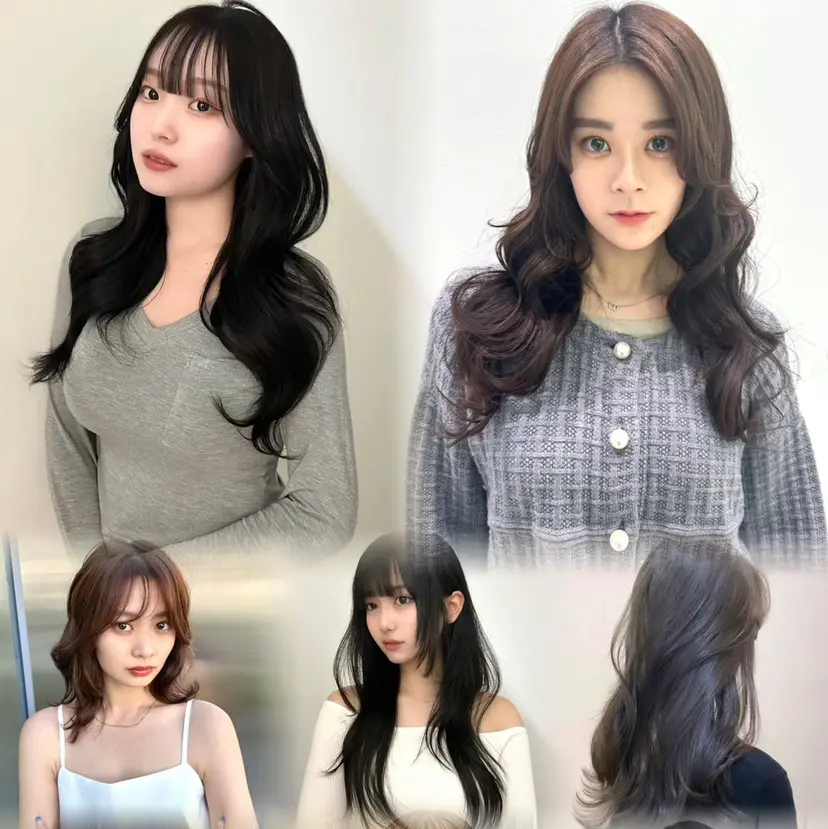 中嶋蓮 透明感カラー韓国ヘアの掲載