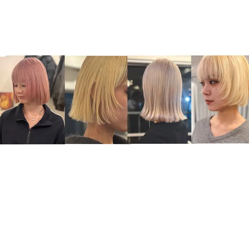 中目黒ブリーチカラー ボブ橋本青輝の掲載