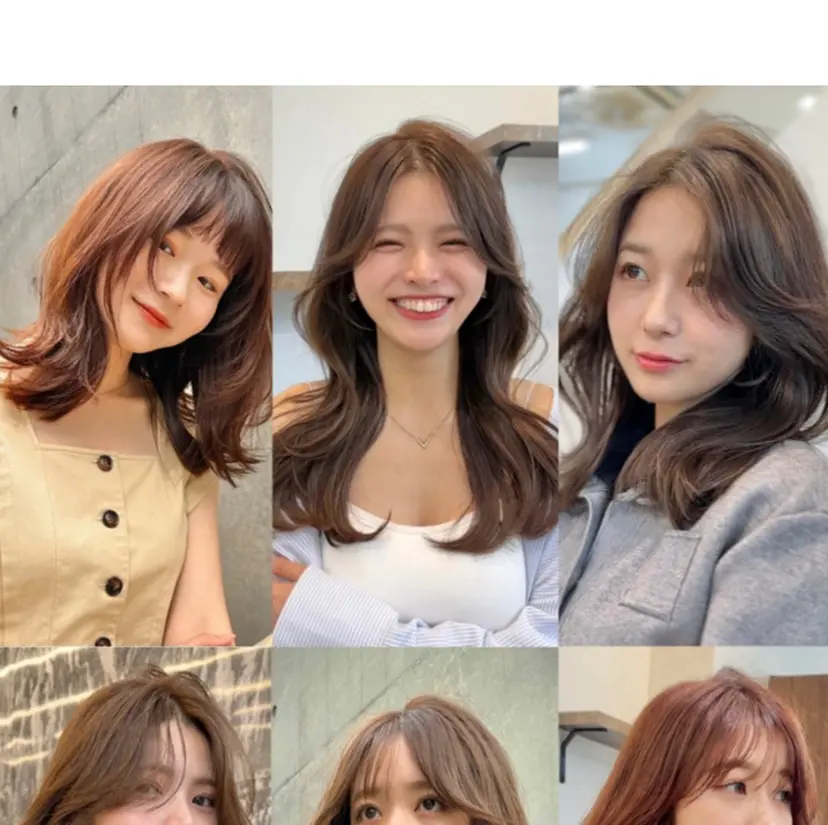 レイヤー/切りっぱな しボブ/透明感カラーの掲載