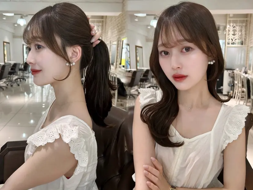 🌷韓国顔周りカット ×艶カラーaki🌷の掲載