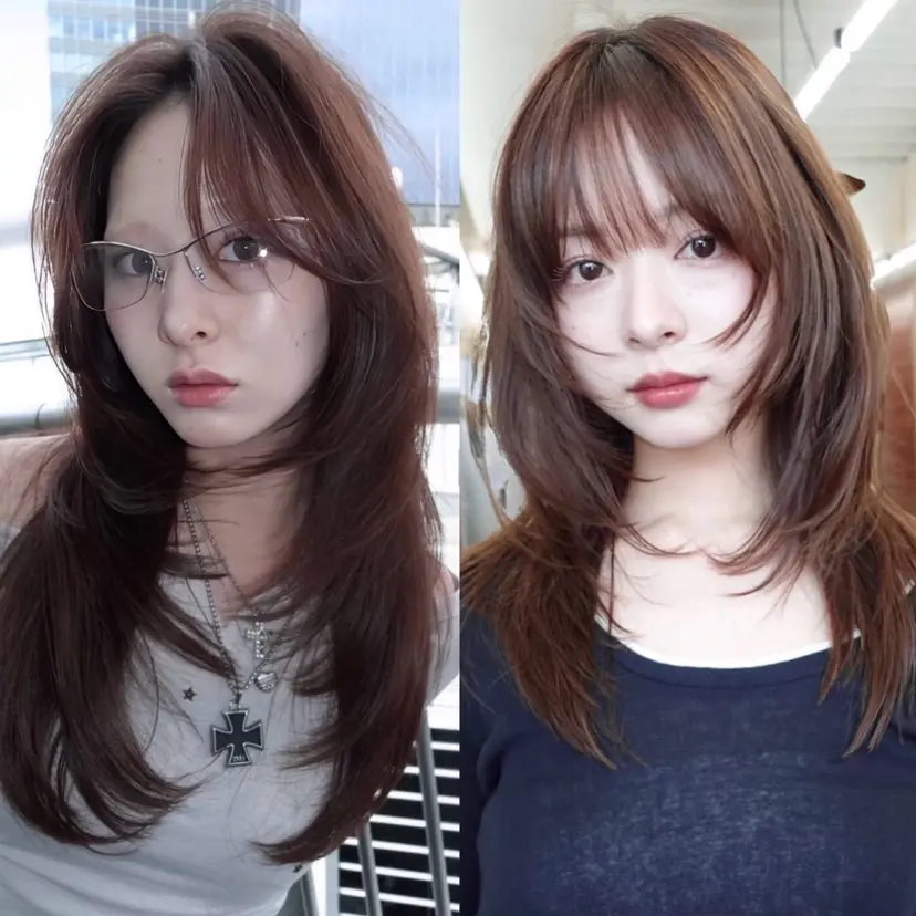 レイヤーカット ダブルカラーの掲載