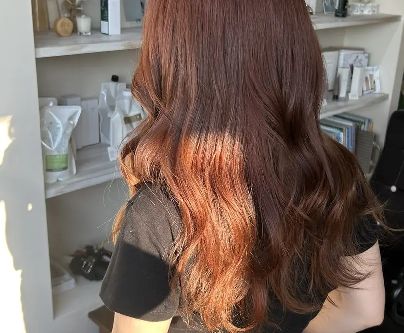 nano.暖色カラー 🍑ヘアアレンジの掲載