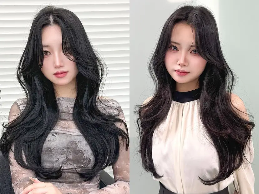 韓国風スタイル💘 透け感ヘア💘の掲載
