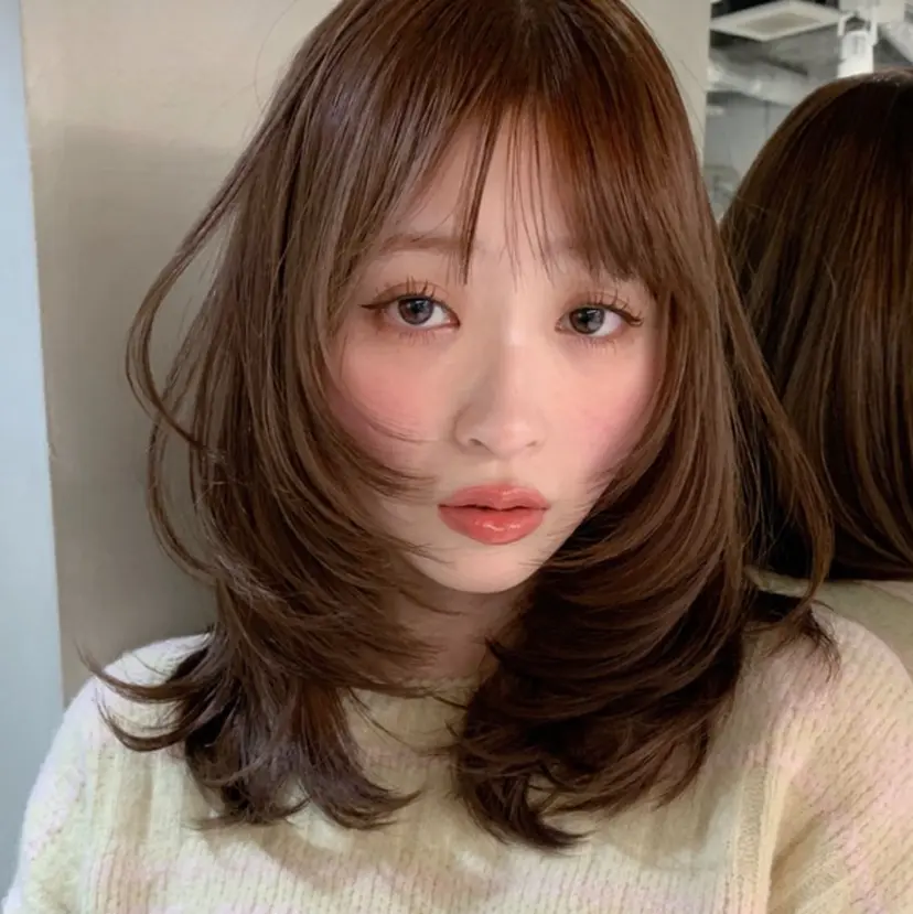 韓国風レイヤーカラー ライムの掲載