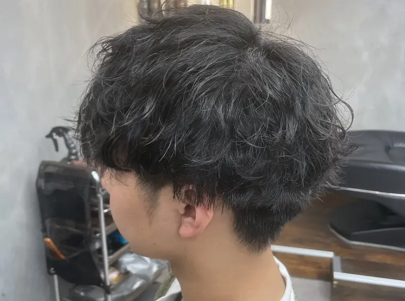 メンズパーマ ハイライトカラーみくの掲載