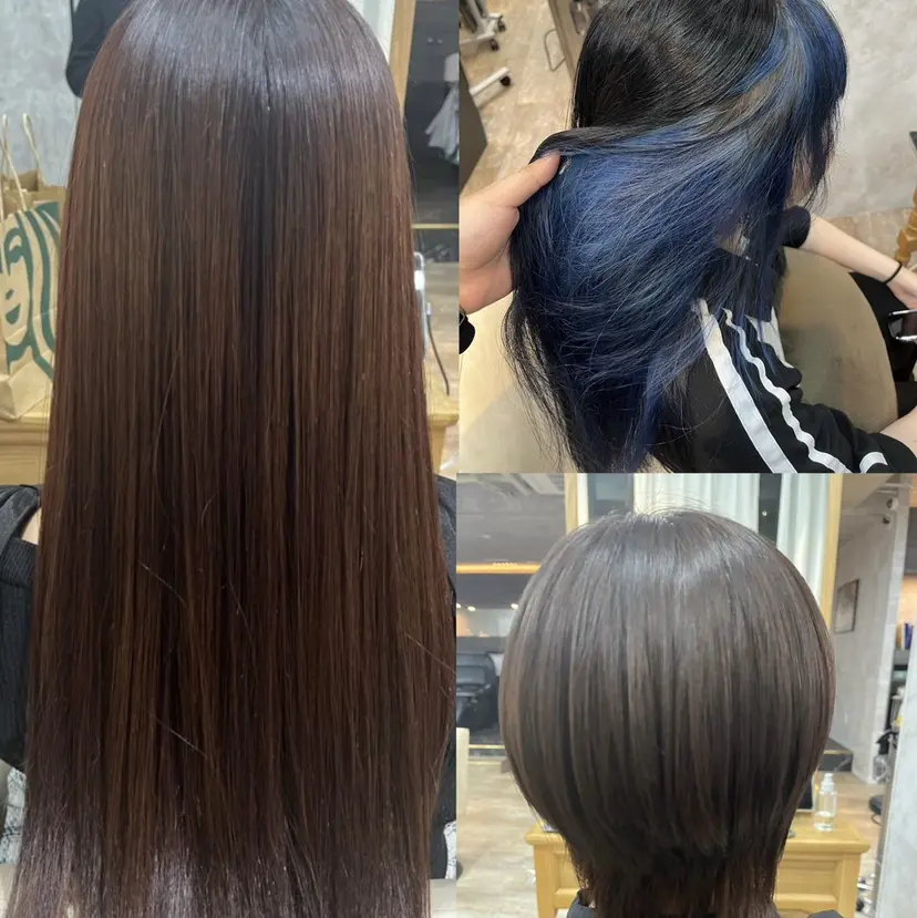 縮毛矯正⚡️カラー いいじまの掲載