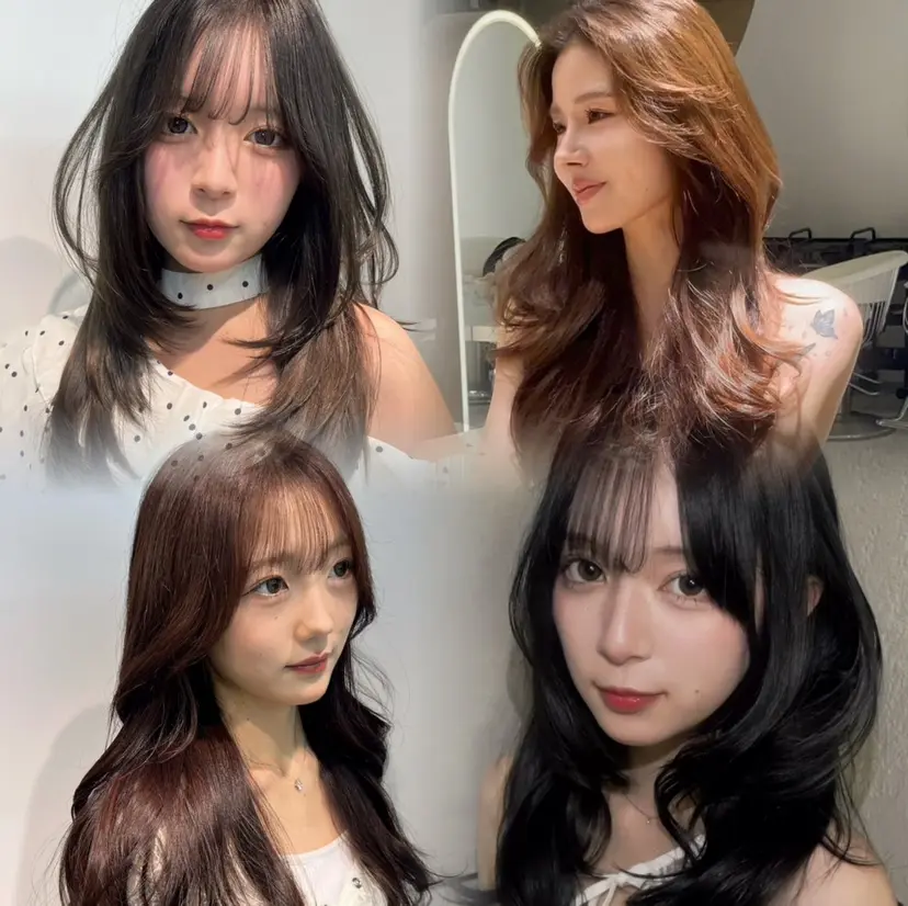 💖しの💖韓国ヘア レイヤーカットの掲載
