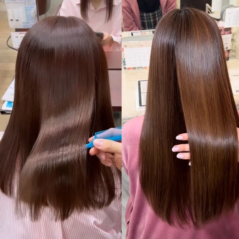 髪質改善カラー 🫧萩原の掲載
