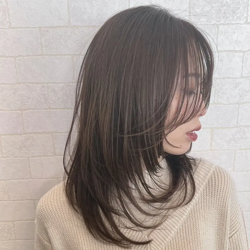 垢抜けレイヤーカット ×前髪ストレートの掲載