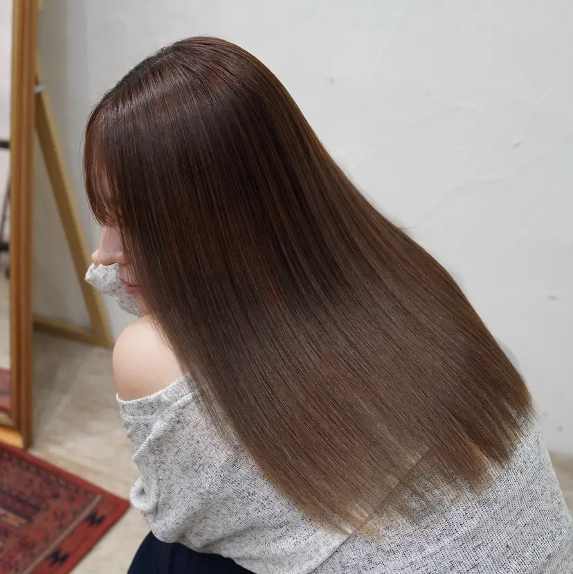 ワンレン✂️/くすみ カラー🤎大図みらいの掲載