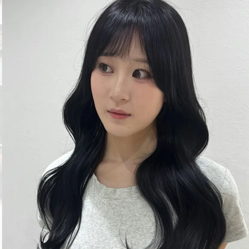 韓国ヘア/艶髪ロング グレージュ/kanaの掲載