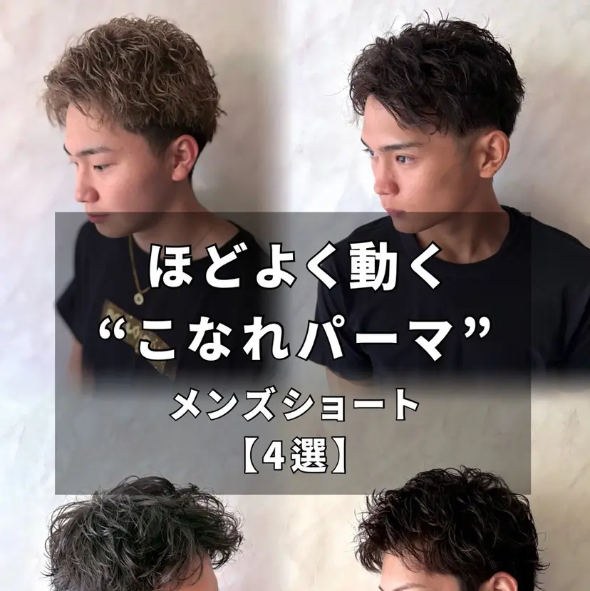 垢抜けヘア/メンズシ ョート/パーマ特化の掲載