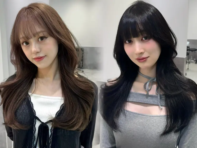 韓国風レイヤー/顔周 り×透明感/きょうの掲載