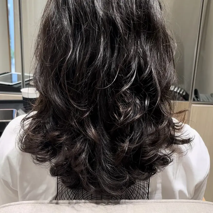 表参道コテ巻き風 デジタルパーマ特化の掲載