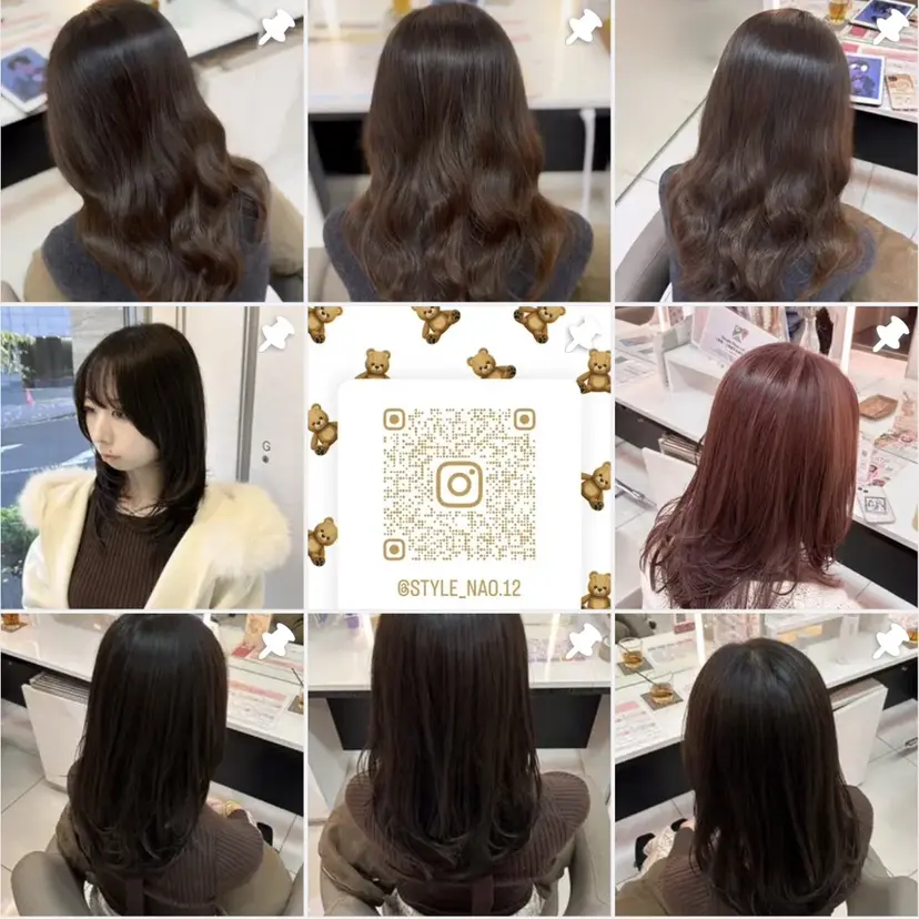 コテ巻きパーマ/ 韓国レイヤー/ナオの掲載