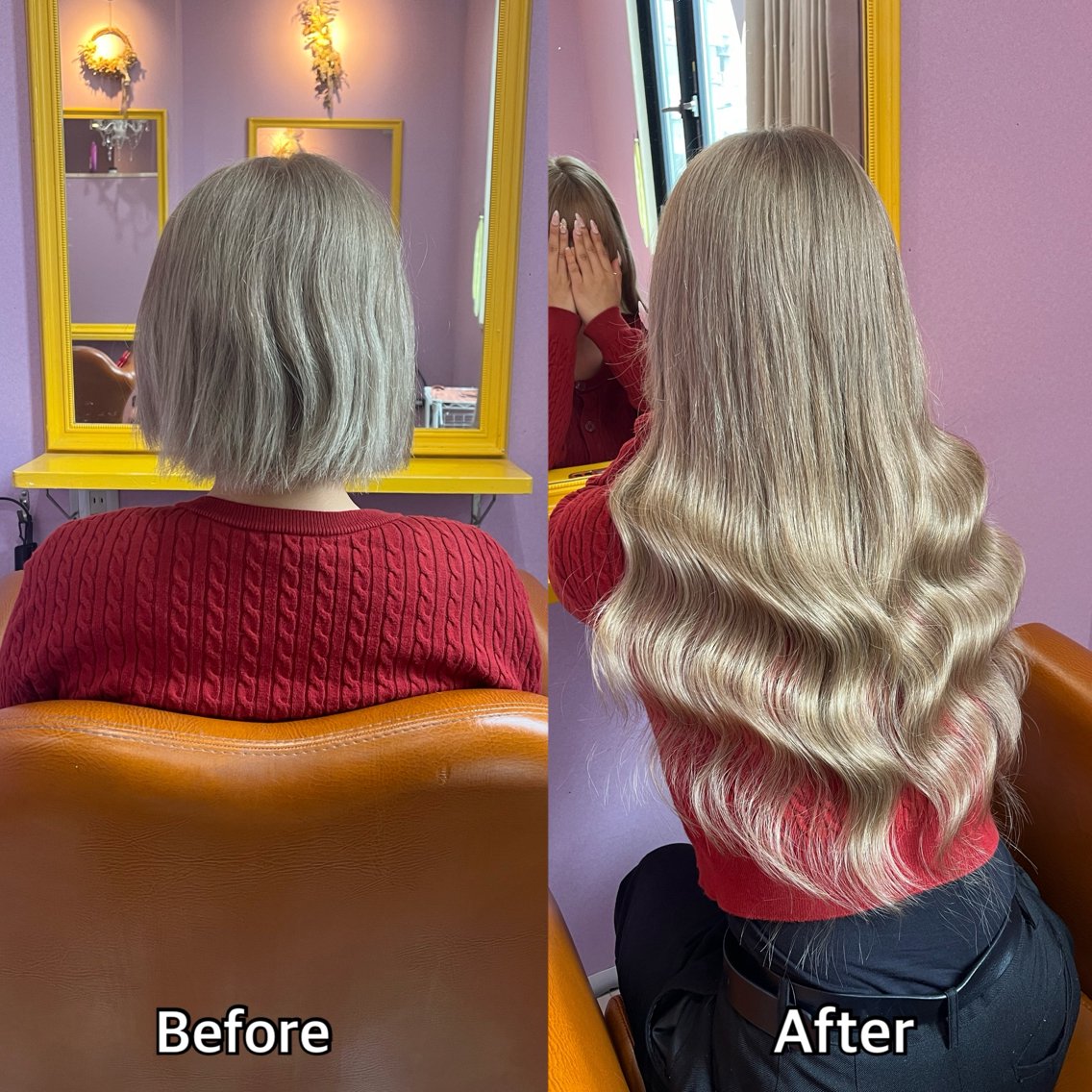 シール＋ちび編み込み エクステ梅田(カラーエクステ専門店～どぅーす